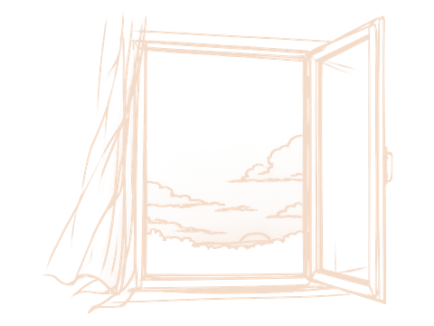 Рисунок: открытое окно